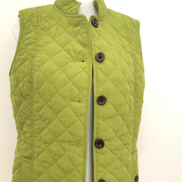 J. Jill Green Quilted Vest - Picture 2 of 12